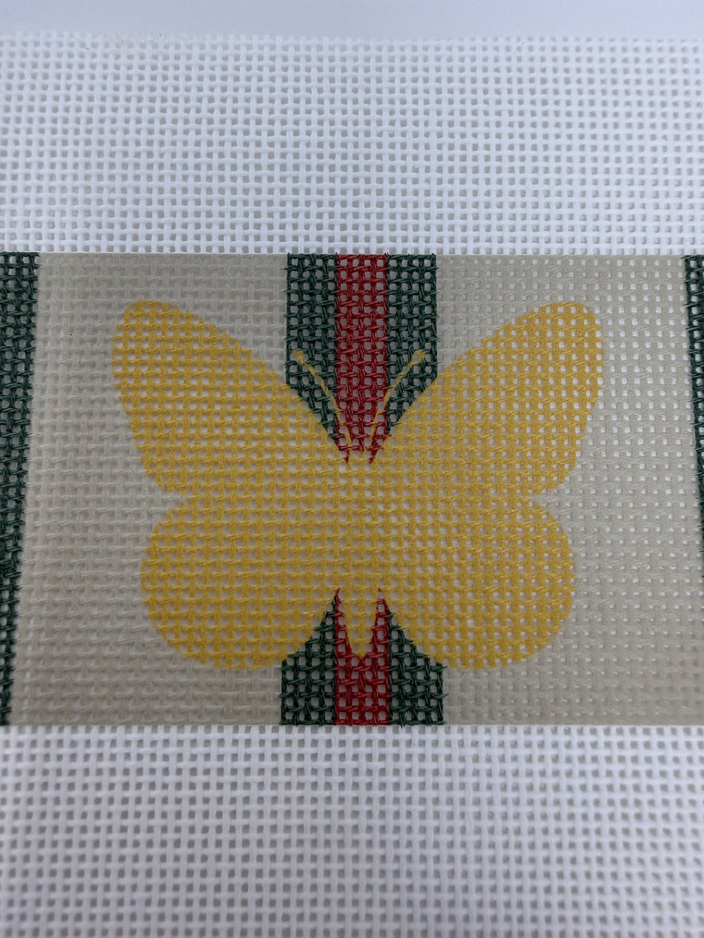 Designer Butterfly Keepsake “Limoges” Box Needlepoint Canvas