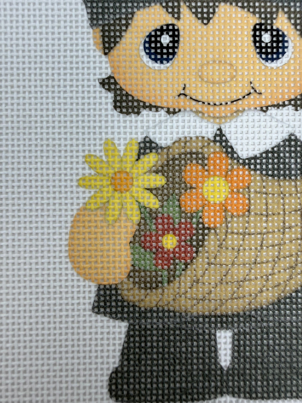 Pilgrim Boy with Cornucopia Canvas