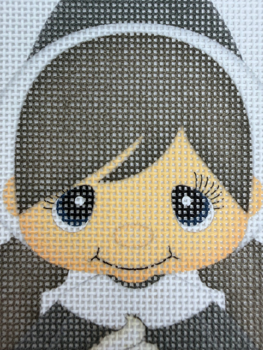 Pilgrim Girl with Pie Canvas